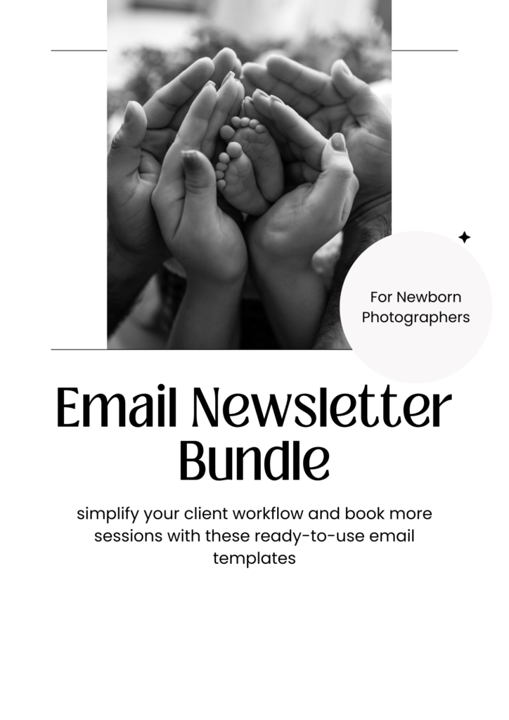 newsletters for newborn photographers